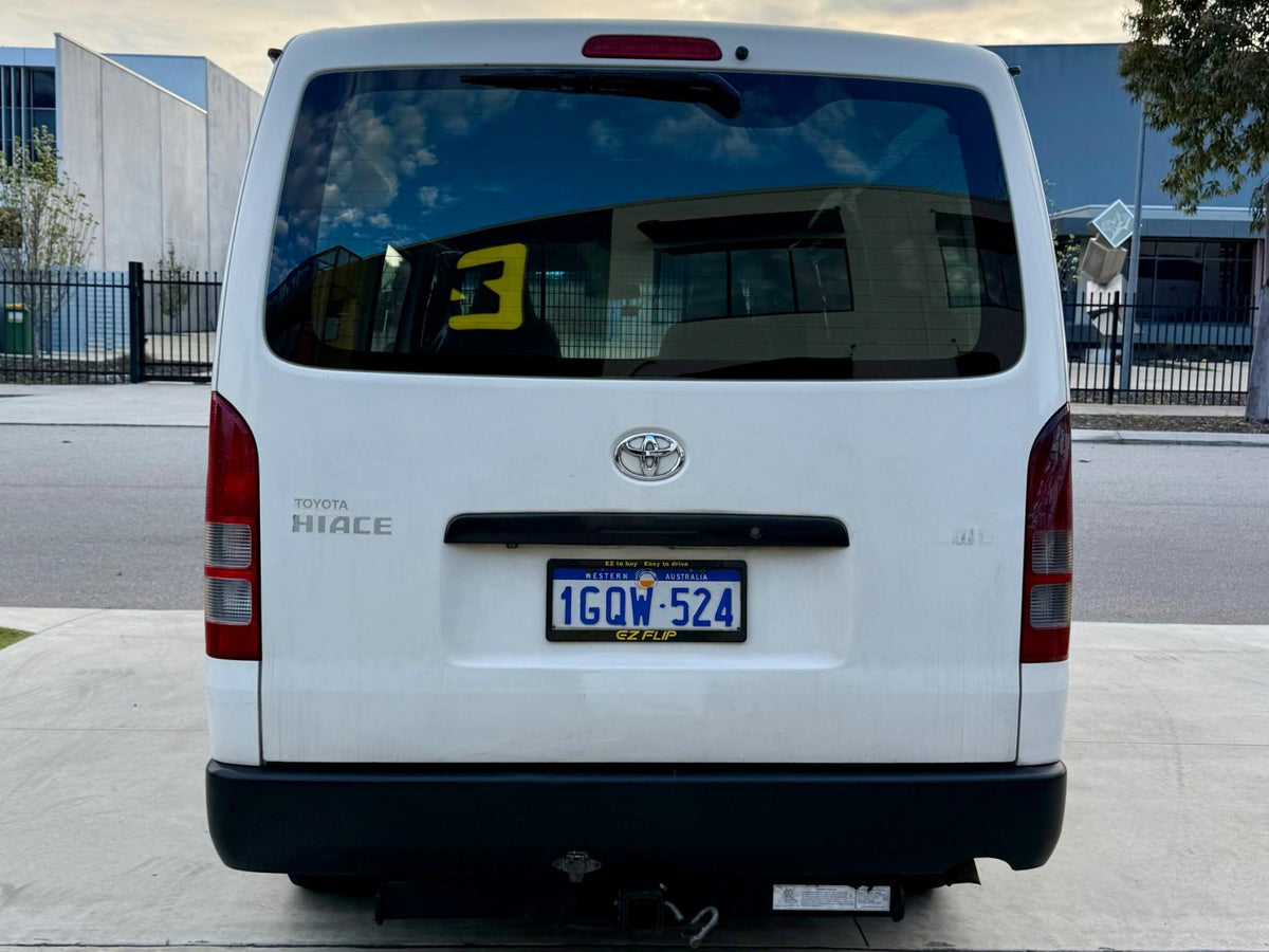 2015 TOYOTA HIACE LWB KDH201R  VAN 3.0L DIESE TURBO 4 SP AUTO
