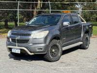 2012 HOLDEN COLORADO RG MY13 LTZ UTILITY CREW CAB 4DR SPTS AUTO 6SP 4X4 1047KG 2.8DT