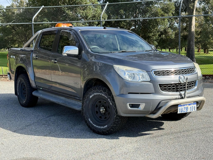 2012 HOLDEN COLORADO RG MY13 LTZ UTILITY CREW CAB 4DR SPTS AUTO 6SP 4X4 1047KG 2.8DT